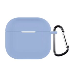 Θήκη σιλικόνης Solid Color Apple Airpods 4 γαλάζιο