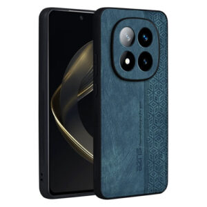 Θήκη Embossed Skin Feel Case Xiaomi Redmi Note 14 Pro 5G σκούρο πράσινο