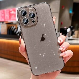 Θήκη Glitter Powder Case Apple iphone 16 Pro max ημιδιαφανές μαύρο