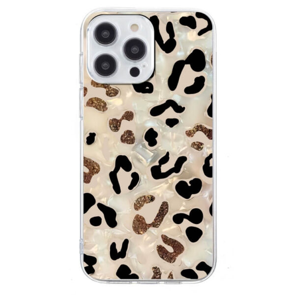 Θήκη Colorful Painting Pattern Case Apple iphone 15 Pro Max leopard