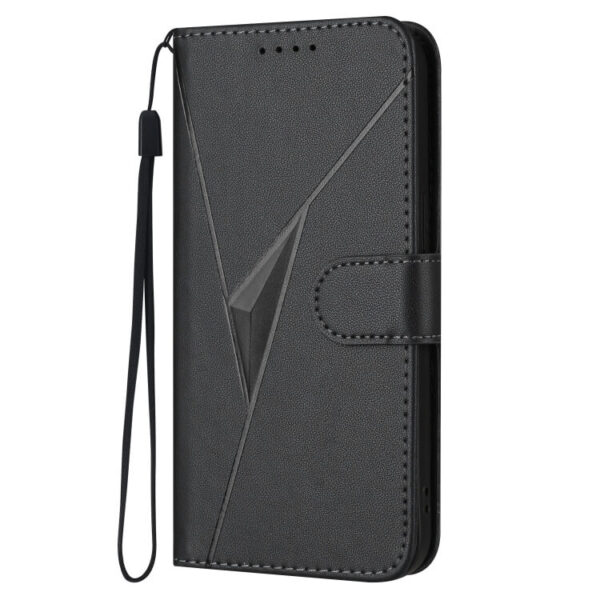 Θήκη Βιβλίο Triangle Pattern Book Case Xiaomi Redmi Note 13 Pro 4G μαύρο