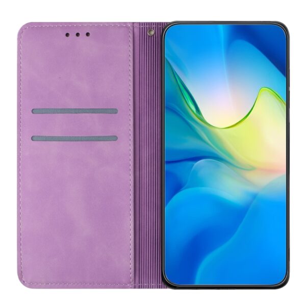 Θήκη Βιβλίο Ethnic Embossed Adsorption Case Xiaomi Redmi 14C/ Poco C75 βιολετί - Image 3