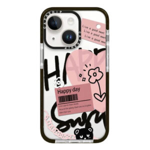 Θήκη Simple Illustration Pattern Case Apple iphone 14/15 Plus happy every day