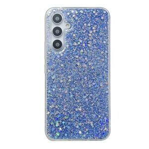 Θήκη Glitter Sequins Epoxy Case Samsung Galaxy A25 μπλε
