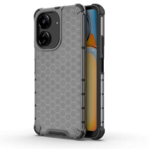 Θήκη Honeycomb Shockproof Case Xiaomi Redmi 13C/ Poco C65 ημιδιαφανές μαύρο