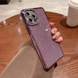 Θήκη Diamond Glitter Case Apple iphone 13 Pro Max μωβ