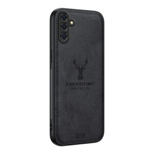 Θήκη Deer Head Cloth Skin Case Samsung Galaxy A56 μαύρο