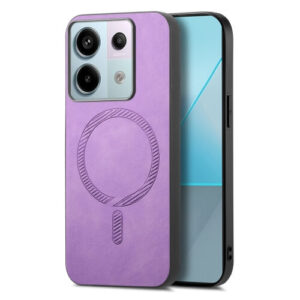 Θήκη Solid Color Retro Magsafe Case Xiaomi Redmi Note 13 Pro 5G βιολετί