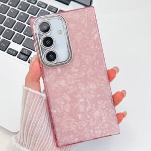 Θήκη Plating Glitter Texture Case Samsung Galaxy A25 pink shell pattern