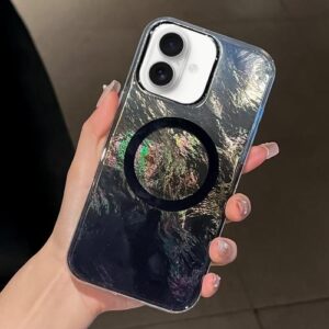Θήκη Plating Gradient Glacier MagSafe Case Apple iphone 16 μαύρο