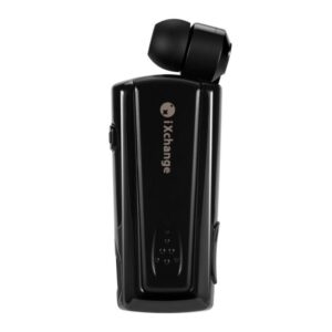 Bluetooth Handsfree iXchange UA27 In-ear Ακουστικό Πέτου μαύρο
