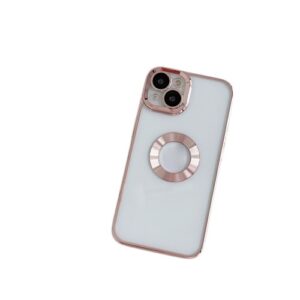 Θήκη Electroplating CD Texture Apple iphone 11 Pro Max διάφανο/ροζ
