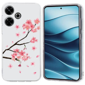 Θήκη Colorful Painting Pattern Case Xiaomi Redmi Note 14 5G plum blossom