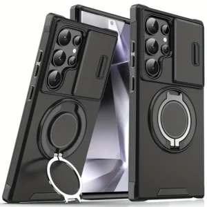 Θήκη Sliding Camshield Holder Magsafe Armor Case Samsung Galaxy S24 Ultra μαύρο