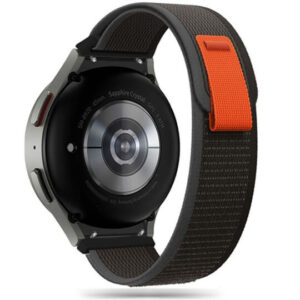 Λουράκι Tech-Protect Nylon Samsung Galaxy Watch 4 / 5 / 5 PRO/ 6 / 7 / FE (40 / 42 / 44 / 45 / 46 / 47 MM) black/orange