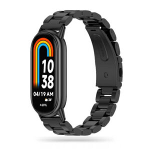 Λουράκι Tech-Protect Stainless Xiaomi Smart Band 8/9/10/NFC μαύρο
