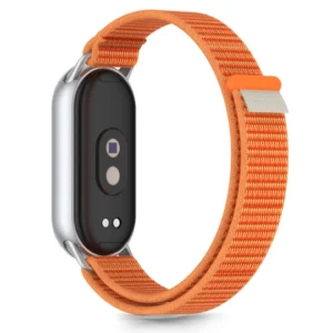 Λουράκι Tech-Protect Nylon Stripe Xiaomi Smart Band 8/9/10/NFC πορτοκαλί/γκρι