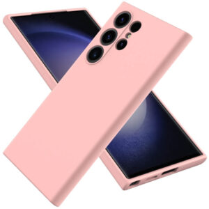 Θήκη Soft Flexible Rubber Samsung Galaxy S24 Ultra ροζ απαλό