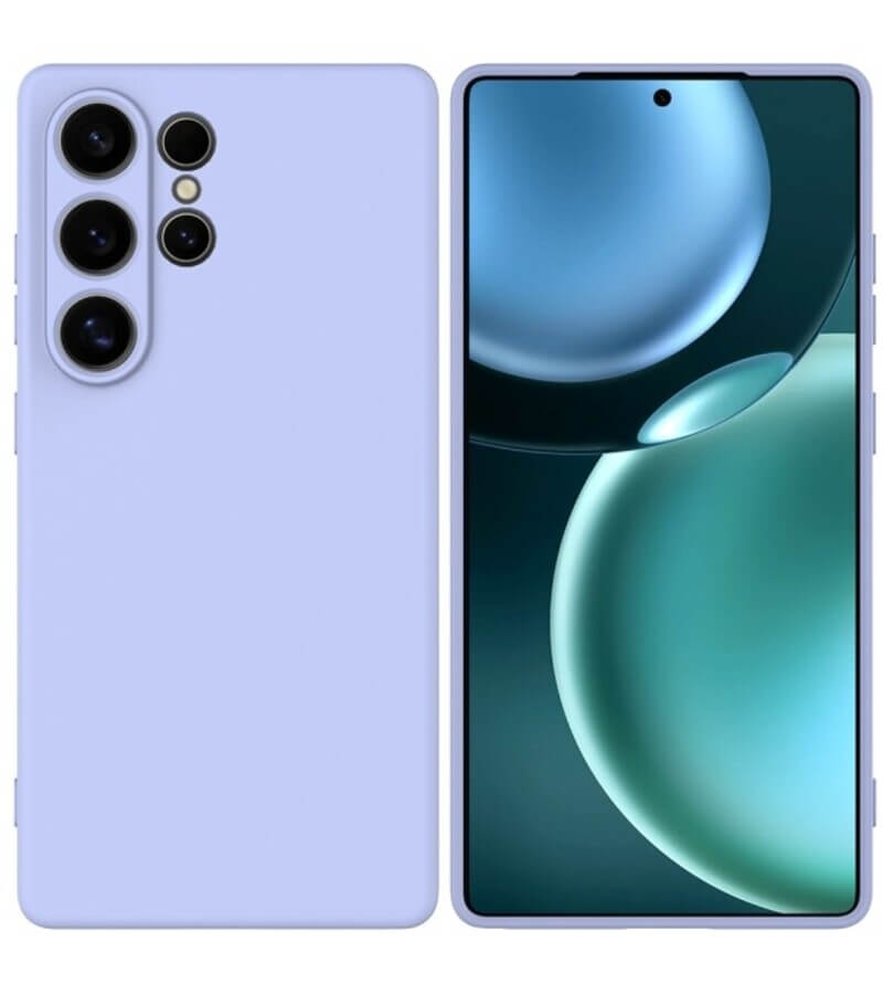 Θήκη Soft Flexible Rubber Samsung Galaxy S25 Ultra βιολετί