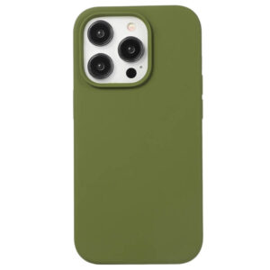 Θήκη Soft Flexible Rubber Apple iphone 14 Pro olive green