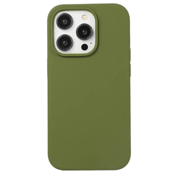Θήκη Soft Flexible Rubber Apple iphone 12 Pro Max olive green