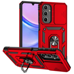 Θήκη Sliding Camshield Holder Armor Case Samsung Galaxy A16 κόκκινο