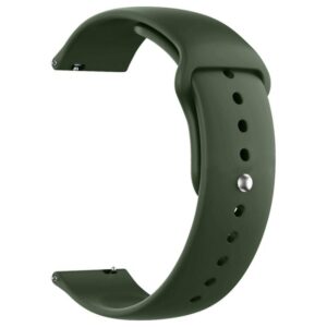 Λουράκι σιλικόνης Simple rubber strap for 20mm olive green