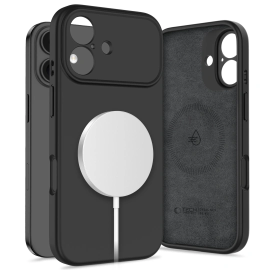 Θήκη Tech-Protect Silicone MagSafe Apple iphone 17 black