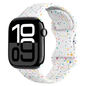Λουράκι Butterfly Buckle Camouflage Apple Watch 1/2/3/4/5/6/7/8/9/10/SE/Ultra 1/2 (42/44/45/46/49MM) white