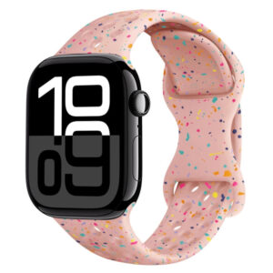 Λουράκι Butterfly Buckle Camouflage Apple Watch 1/2/3/4/5/6/7/8/9/10/SE/Ultra 1/2 (42/44/45/46/49MM) pink sand