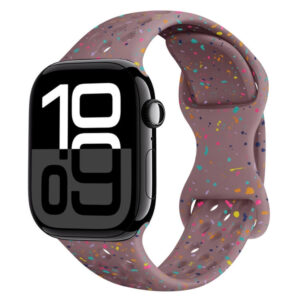 Λουράκι Butterfly Buckle Camouflage Apple Watch 1/2/3/4/5/6/7/8/9/10/SE/Ultra 1/2 (42/44/45/46/49MM) smoke purple