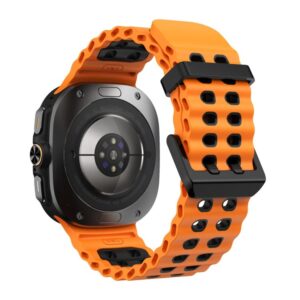 Λουράκι Ocean Two Color Dual Buckle Samsung Galaxy Ultra (47MM orange/black