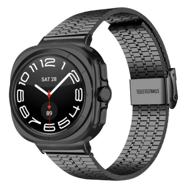 Λουράκι Seven Beads Buckle Stainless Steel Samsung Galaxy Ultra (47MM black