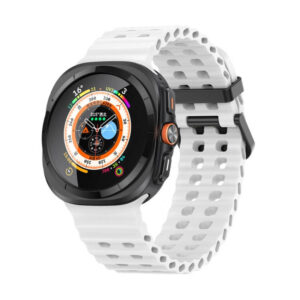 Λουράκι Ocean Hole Dual Buckle Samsung Galaxy Ultra (47MM) white