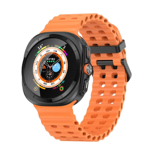 Λουράκι Ocean Hole Dual Buckle Samsung Galaxy Ultra (47MM) orange