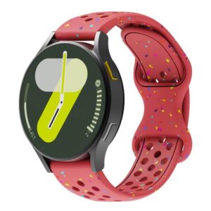 Λουράκι σιλικόνης Colorful Dots rubber strap for 20mm κεραμιδί