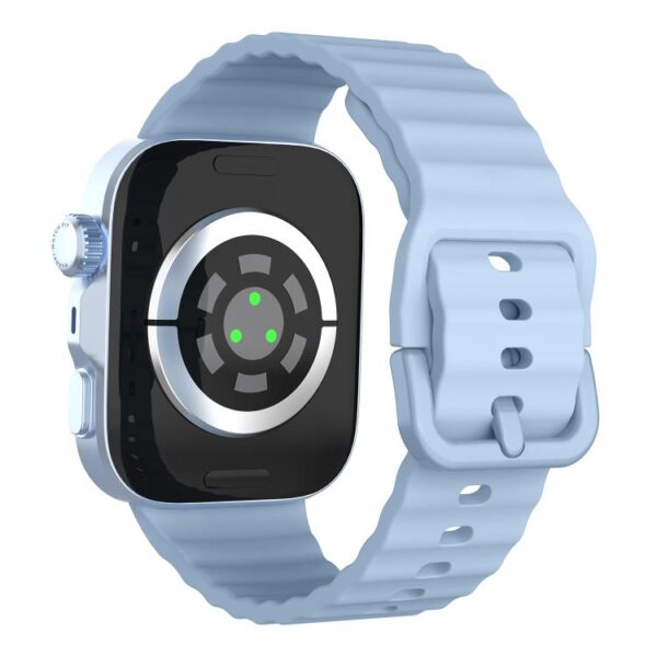 Λουράκι Wave Texture Solid Color Silicone Band Huawei Watch Fit 3 /4 /4 Pro light blue - Image 2