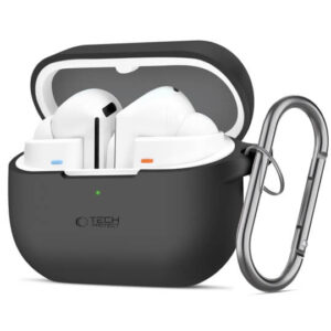 Θήκη σιλικόνης Tech-Protect Silicone Hook Samsung Galaxy Buds 3/3 FE/3 PRO black