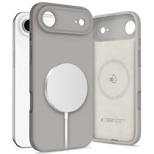 Θήκη Tech-Protect Silicone MagSafe Apple iphone 17 Air stone grey