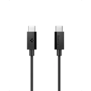Καλώδιο φόρτισης Spigen EB6010CC Essential Type C - Type C Cable 60W 1m μαύρο