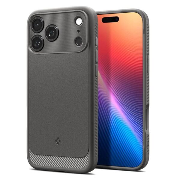 Θήκη Spigen Rugged Armor Mag Magsafe Apple iphone 17 Pro Max grey (ACS10264)