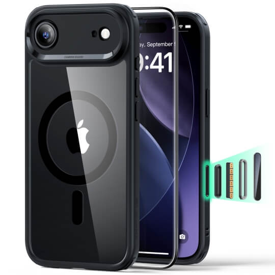 Θήκη ESR Classic Hybrid Magsafe & Tempered Glass Apple iphone 17 Air black/clear