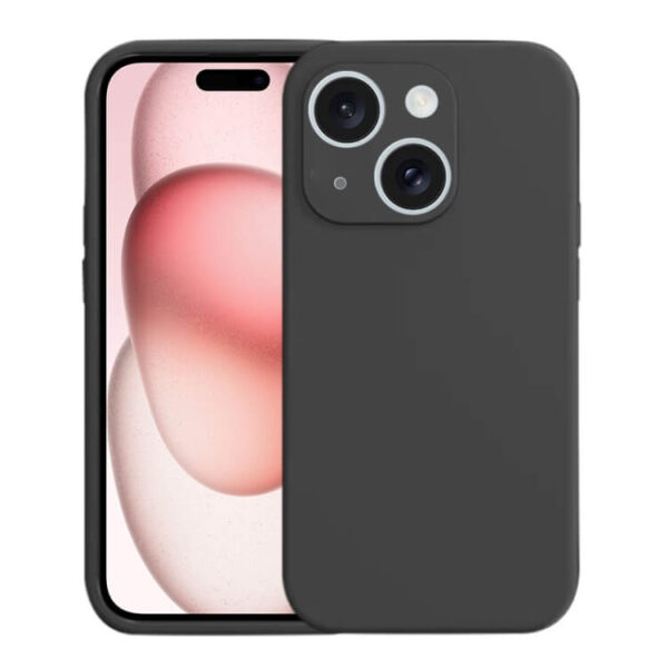 Θήκη Soft Flexible Rubber Apple iphone 15 Plus μαύρο