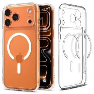 Θήκη Spigen Ultra Hybrid Mag Magsafe Apple iphone 17 Pro Max clear/white (ACS10282)