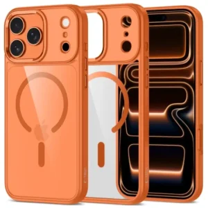 Θήκη Tech-Protect Magmat Magsafe Apple iphone 17 Pro Max cosmic orange/clear