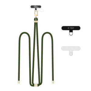 Universal Κορδόνι για Θήκες Κινητών Tech Protect C7S Rope Crossbody Strap hunter green/gold
