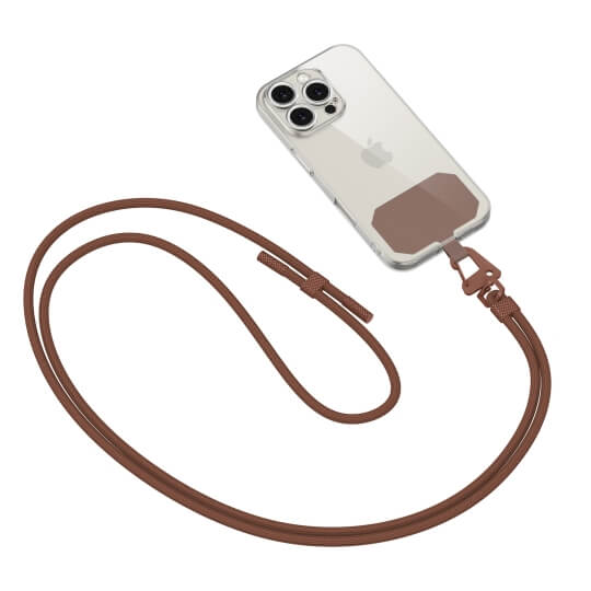 Universal Κορδόνι για Θήκες Κινητών Tech Protect C5S Rope Crossbody Strap chocolate brown - Image 2