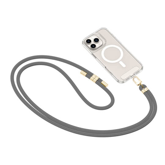 Universal Κορδόνι για Θήκες Κινητών Tech Protect C7S Rope Crossbody Strap crayon grey/gold - Image 2