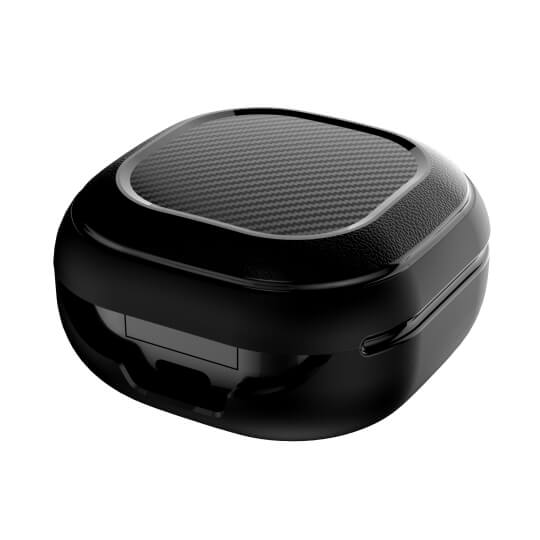 Θήκη σιλικόνης Tech-Protect Rough Carbon Samsung Galaxy Buds FE/2 PRO/2/LIVE/PRO black - Image 2