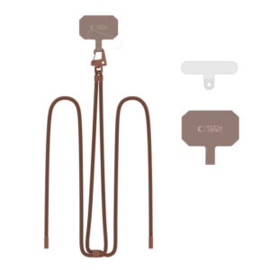 Universal Κορδόνι για Θήκες Κινητών Tech Protect C5S Rope Crossbody Strap chocolate brown